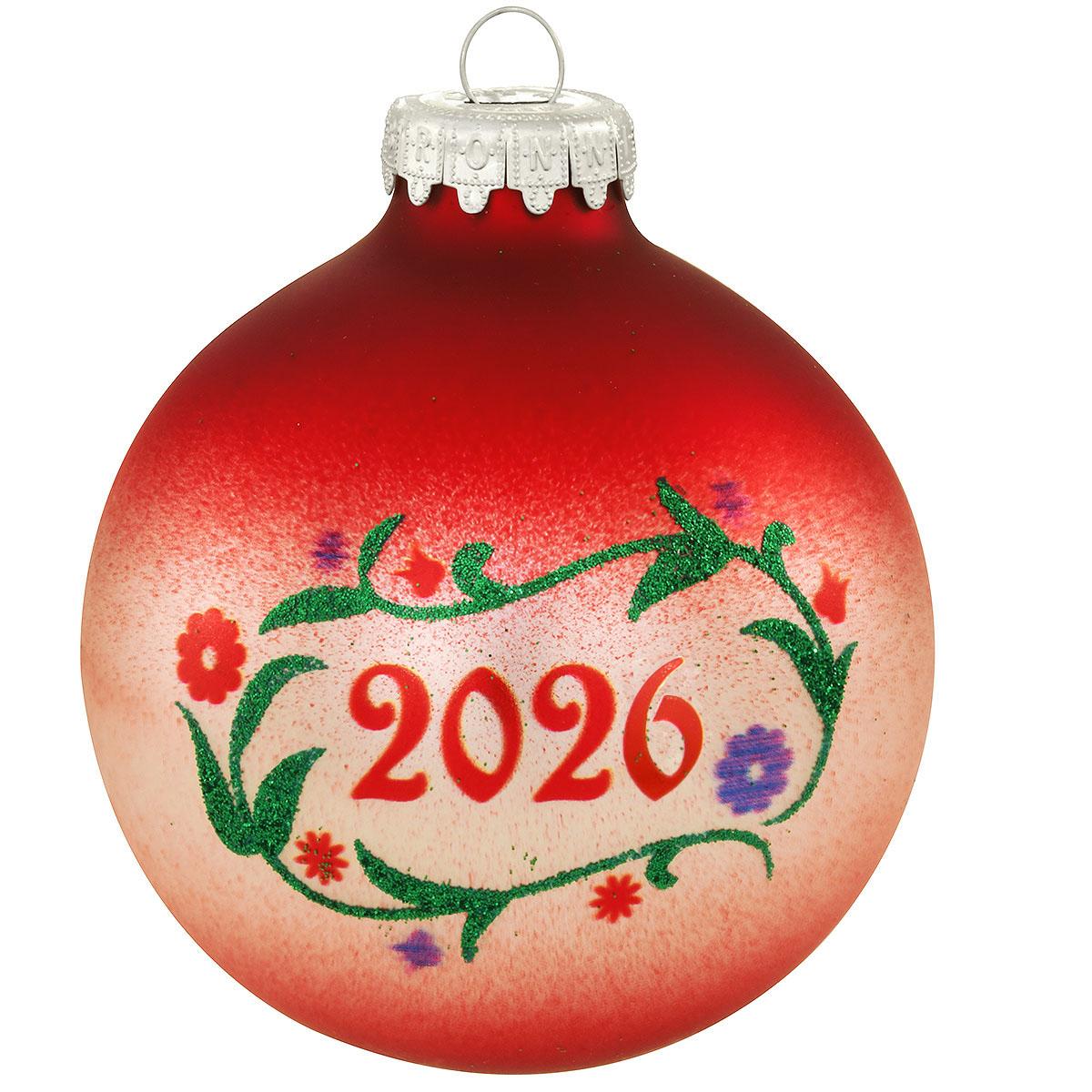 Dated Polish 2026 Two Tone Orn