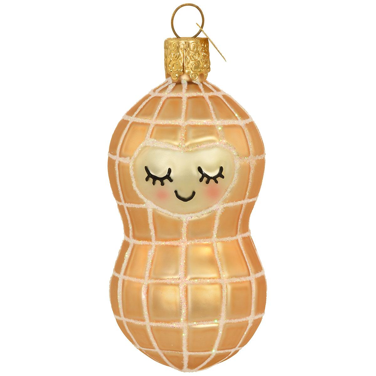 Little Peanut Glass Ornament