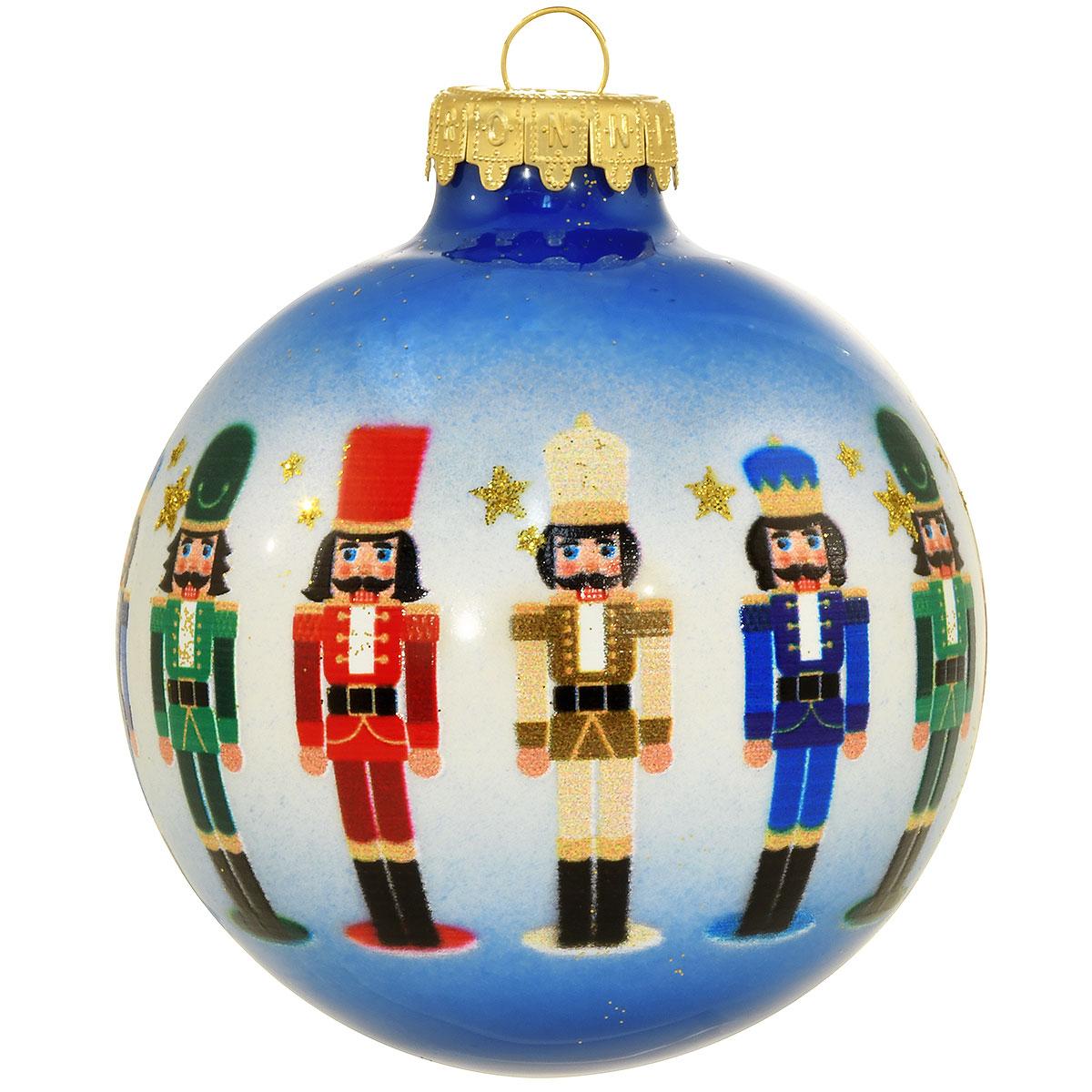 Nutrackers Glass Ornament