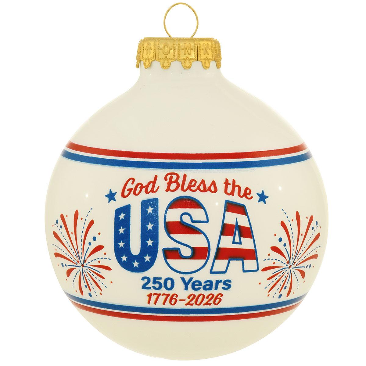 God Bless The USA 250 Years Orn.