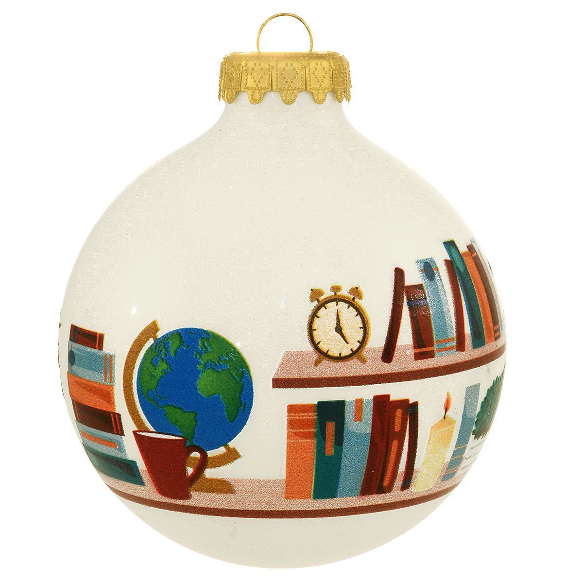 Sorry I'm Booked Glass Ornament