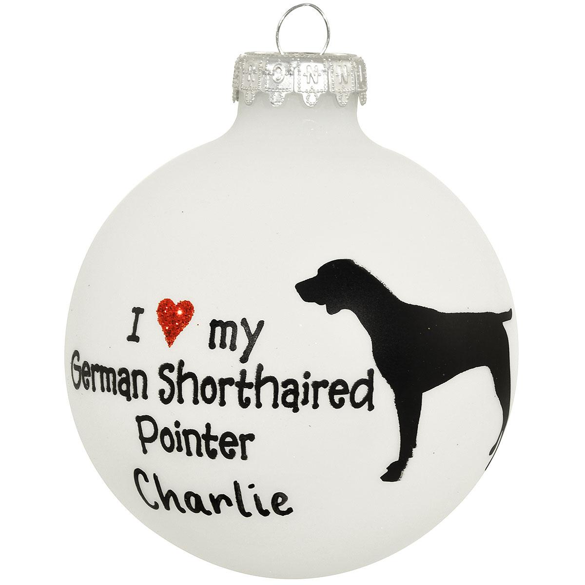 Personalized I Love My German Short