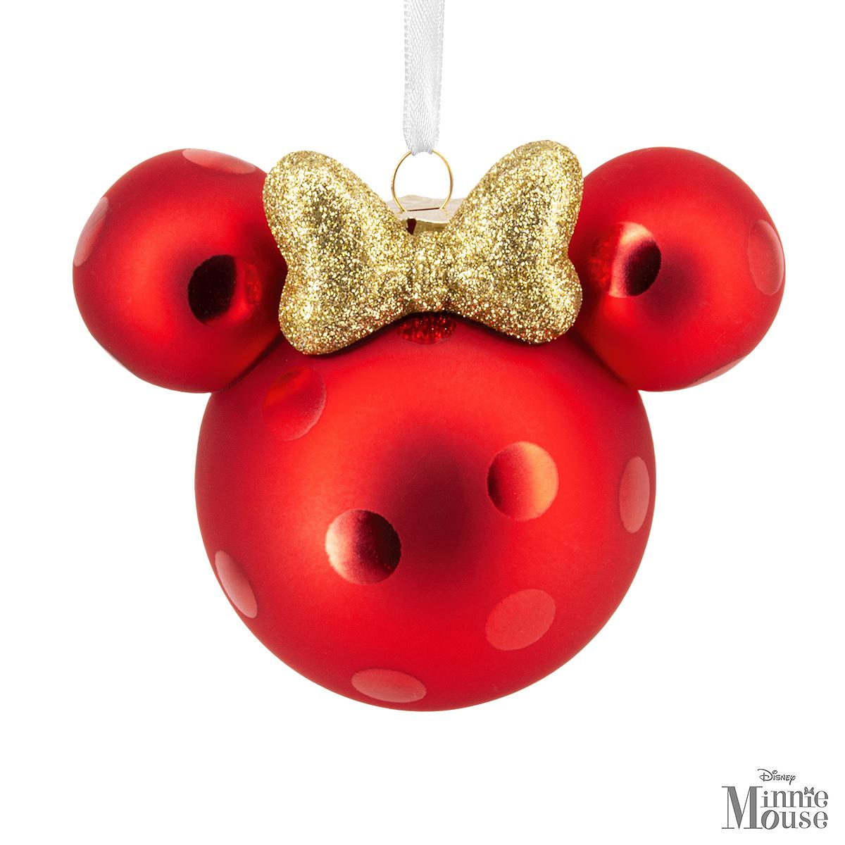 Minnie Mouse Hallmark Glass Orn