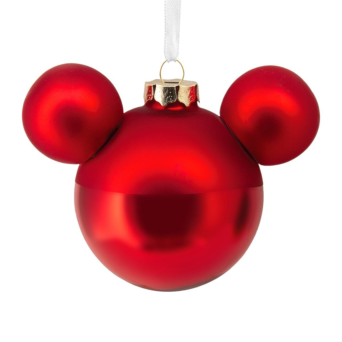 Mickey Mouse Hallmark Glass Orn