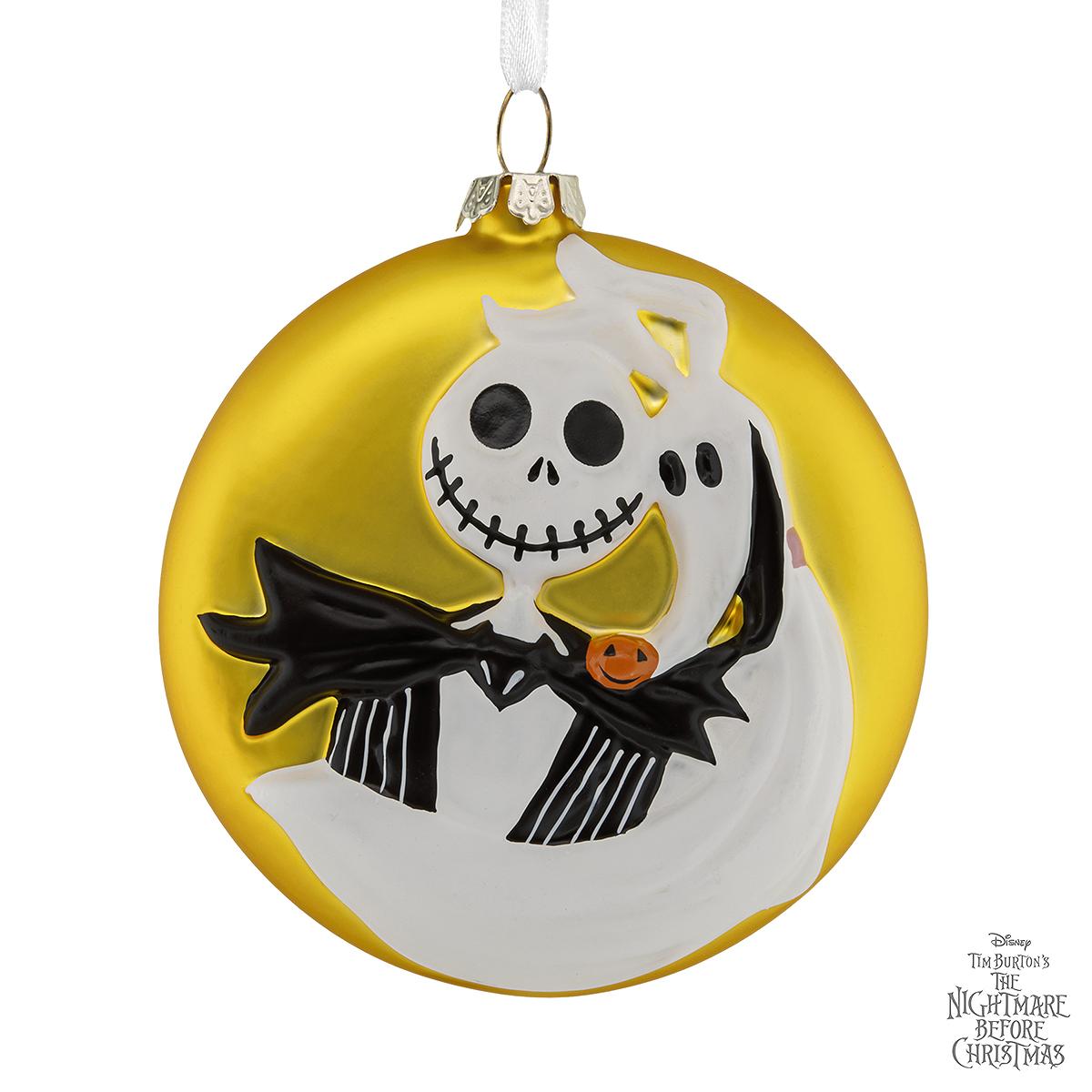 Jack And Zero Hallmark Glass Orn