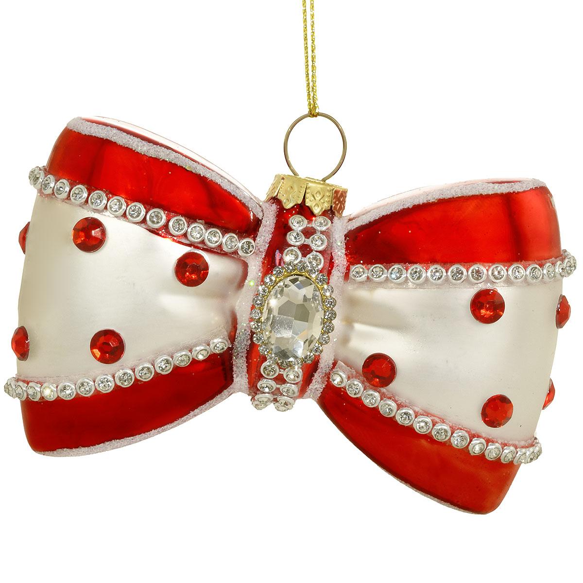Bow Glass Ornament