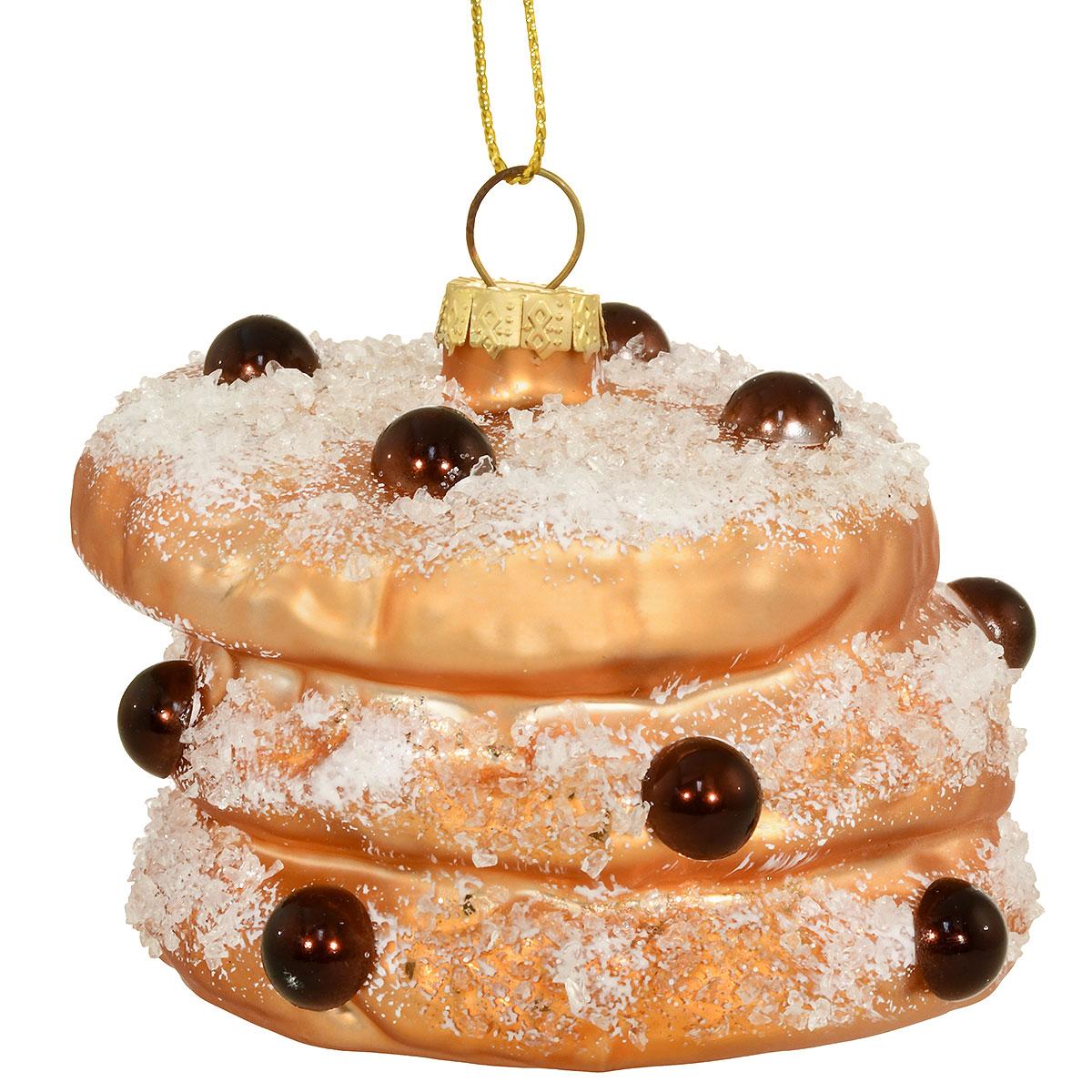 Cookies 2.75 Inch Glass Ornament With Legend