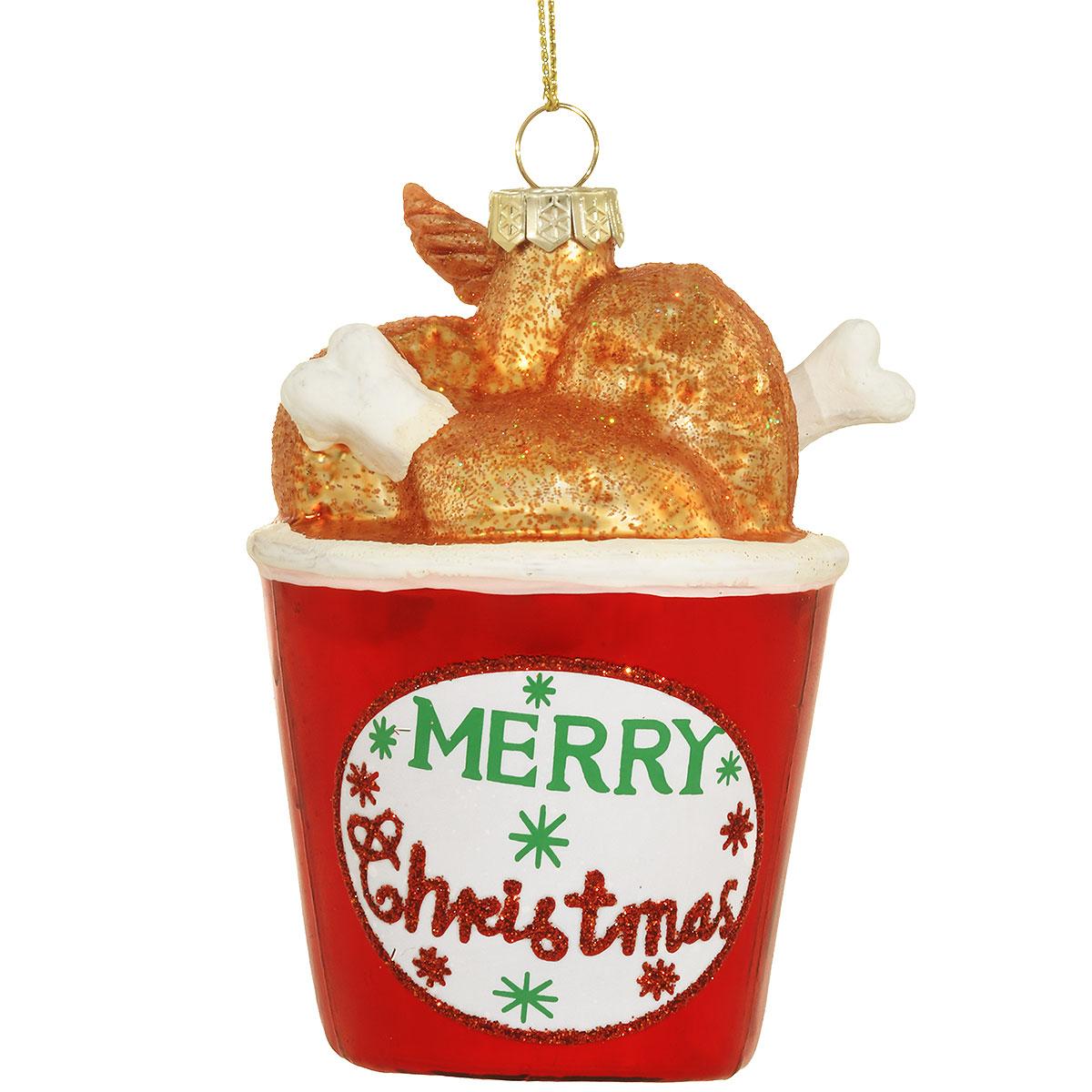Fried Chicken Bucket Ornament