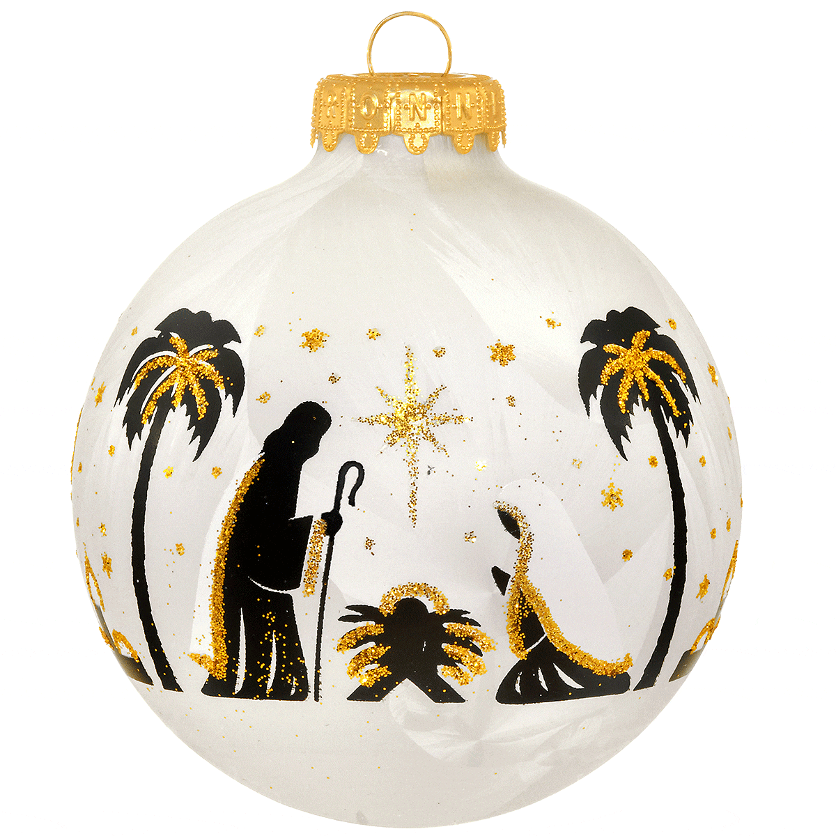 Nativity Storied Silhouettes White