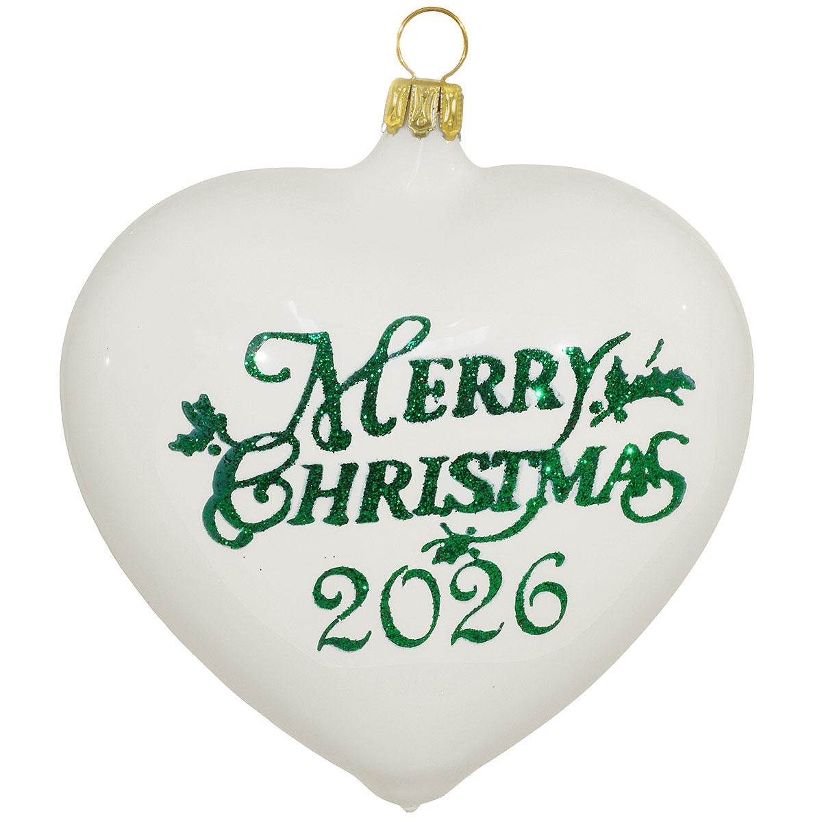 Heart With Merry Christmas 2026
