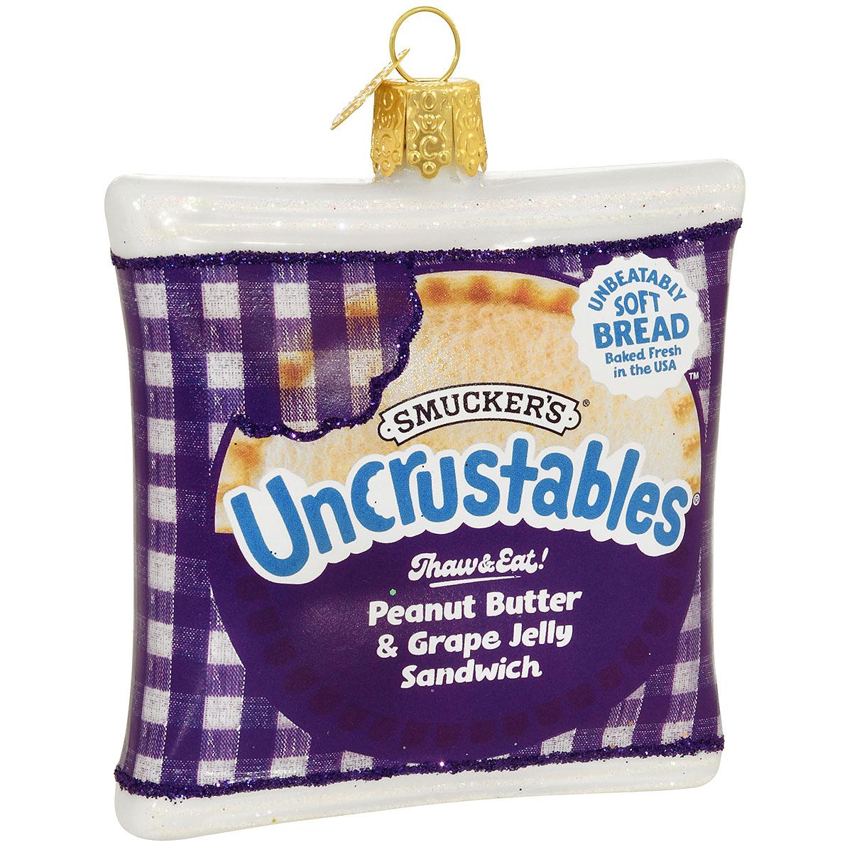PB & Grape Uncrustables Sandwich