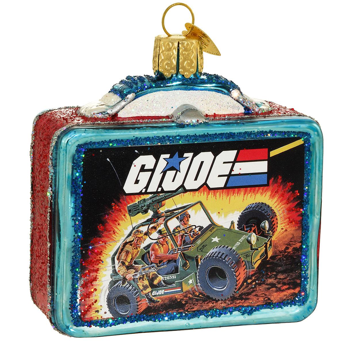 G.I. Joe Lunchbox Glass Ornament