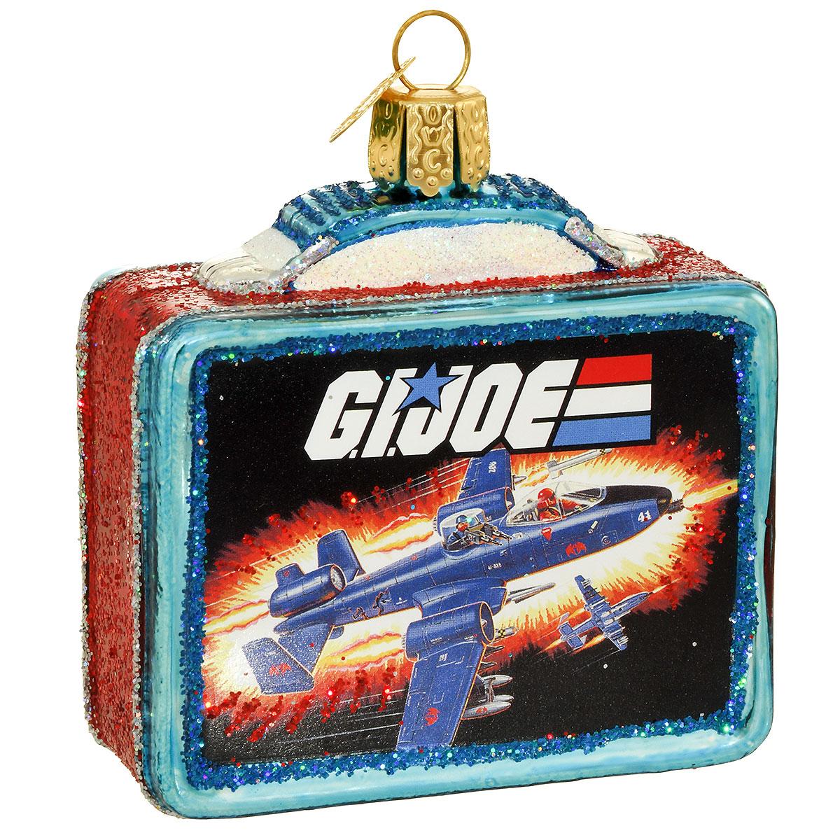 G.I. Joe Lunchbox Glass Ornament