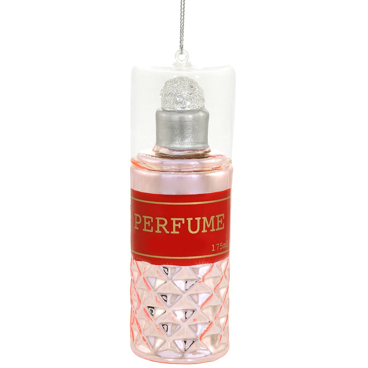 Perfume Bottle Glass Ornament