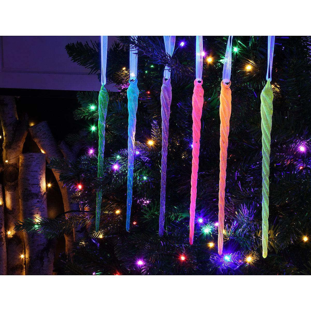 Glow In Dark Icicles Glowing