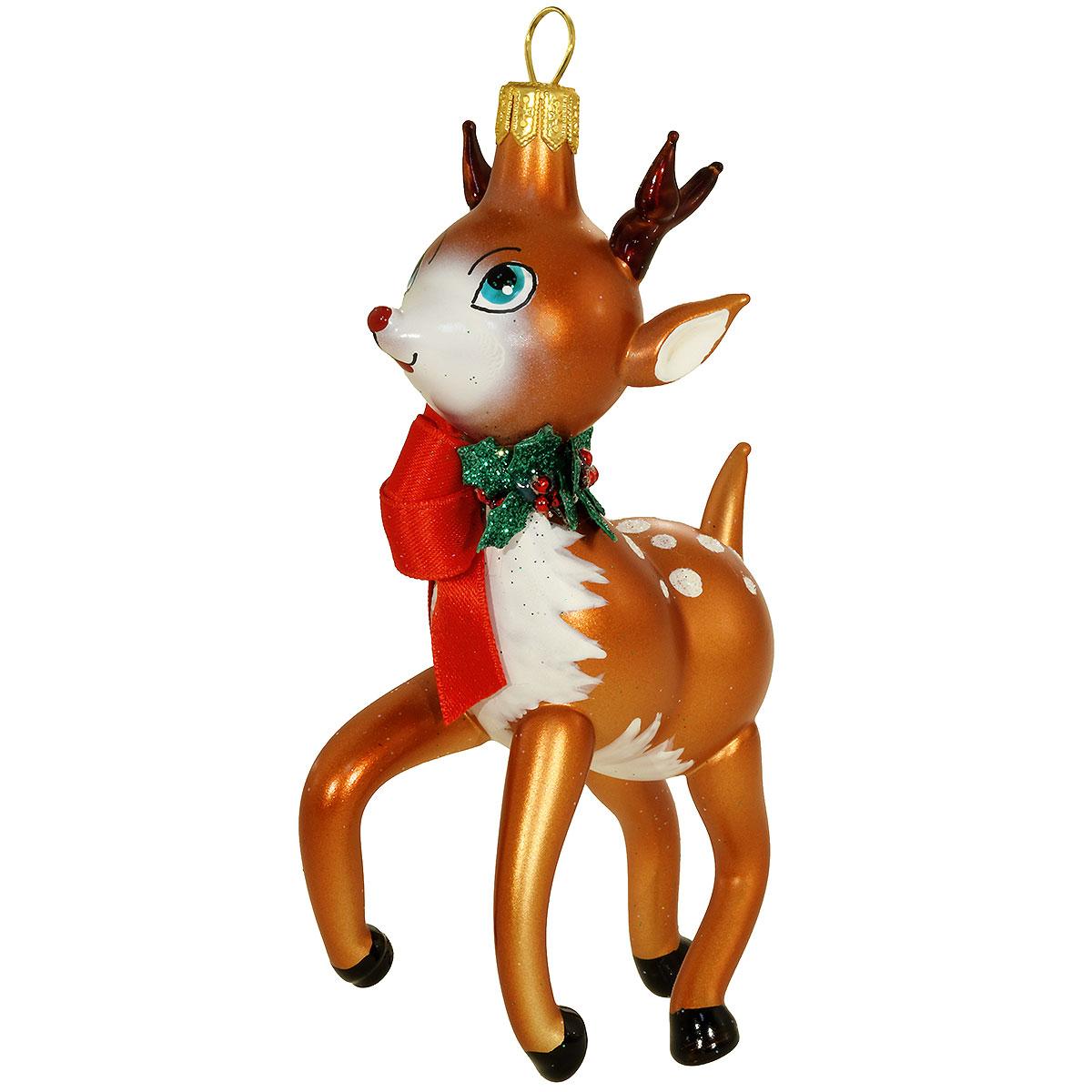 Baby Reindeer De Carlini Ornament