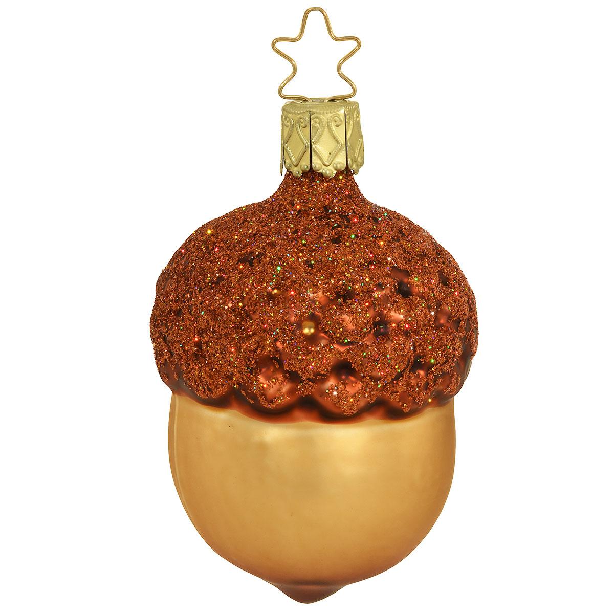 Acorn Glass Ornament