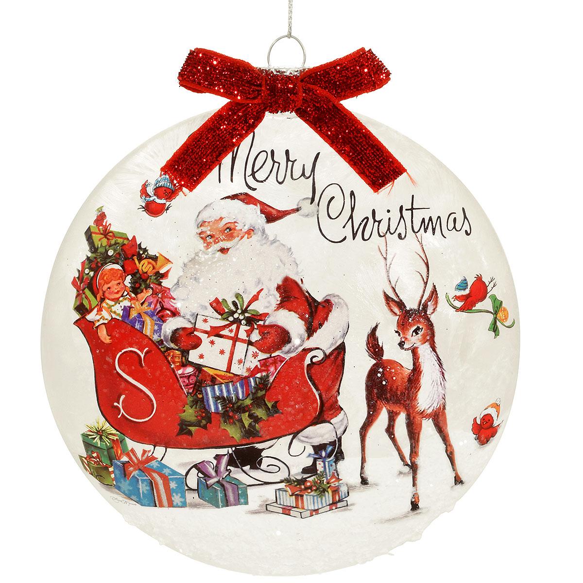 Merry Christmas Santa Luminary