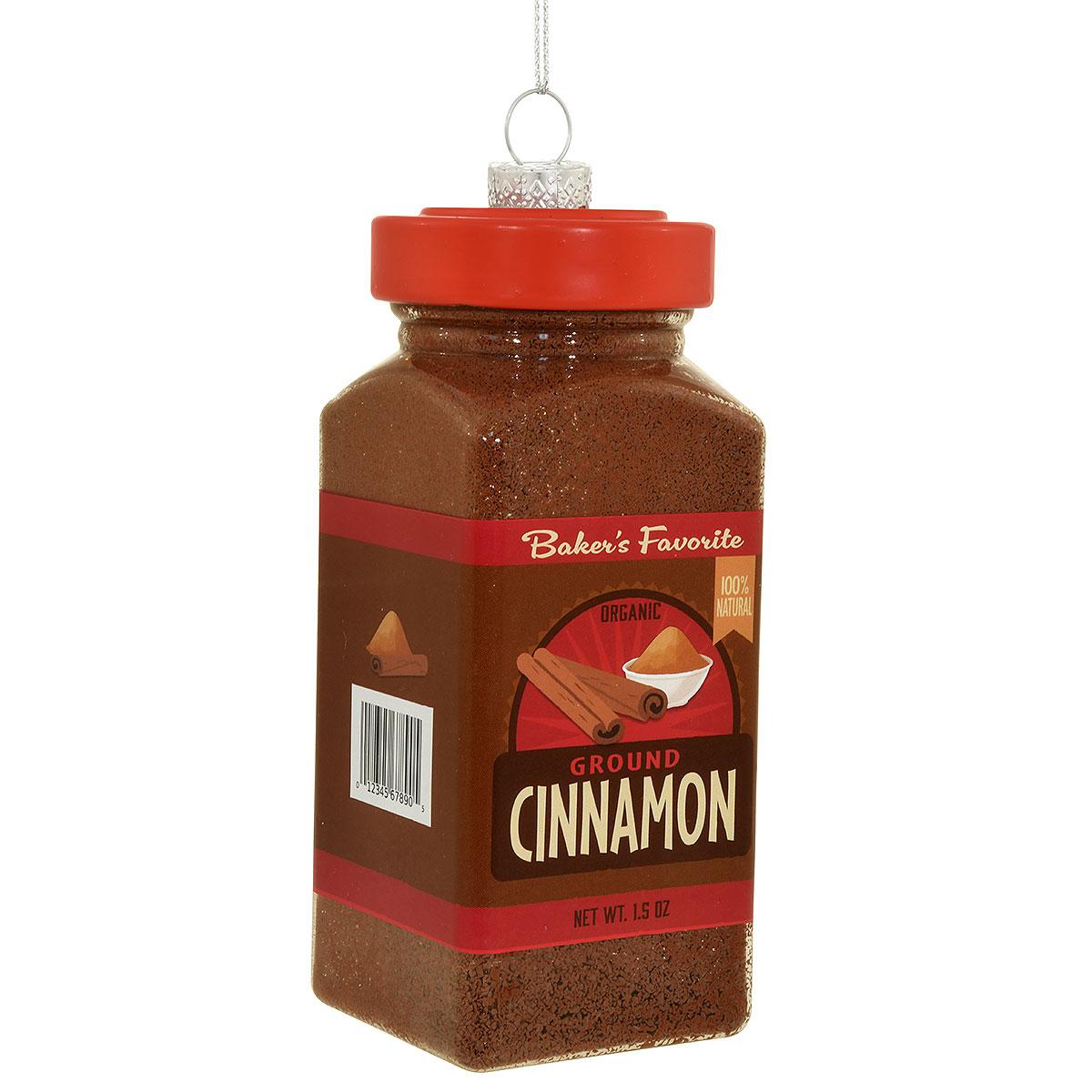 Ground Cinnamon Bottle Ornament