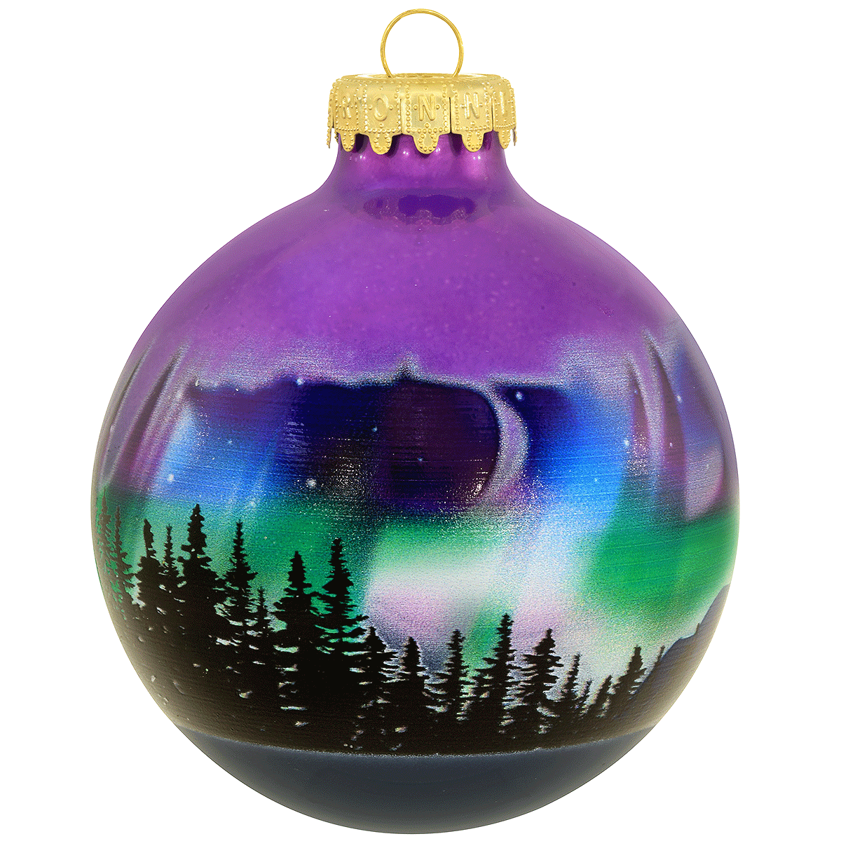 Northern Lights 2-Tone Ornament