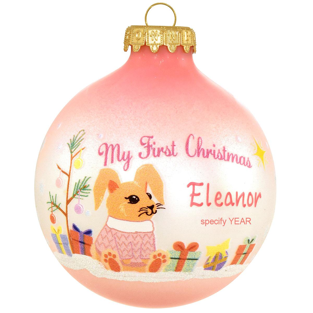Personalized My First Christmas