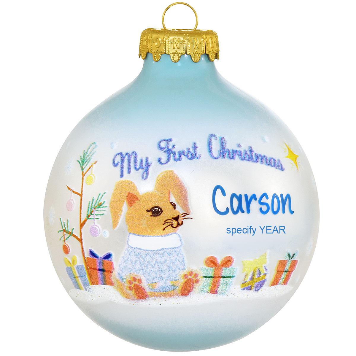 Personalized My First Christmas