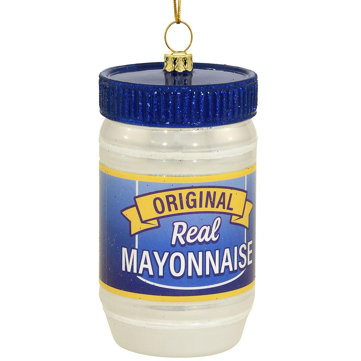 Real Mayonnaise Glass Ornament