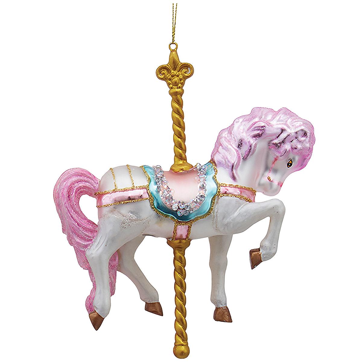 Purple Haired Carousel Horse