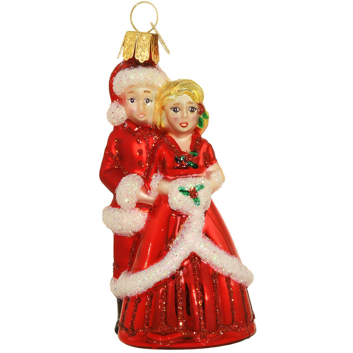 Dreaming Of Snowfall Glass Ornament