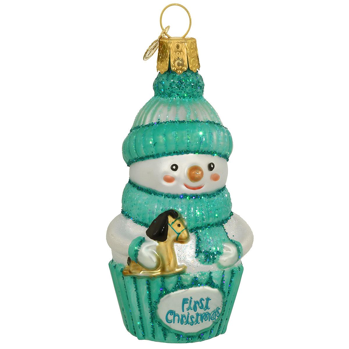 Baby Cupcake Boy First Christmas