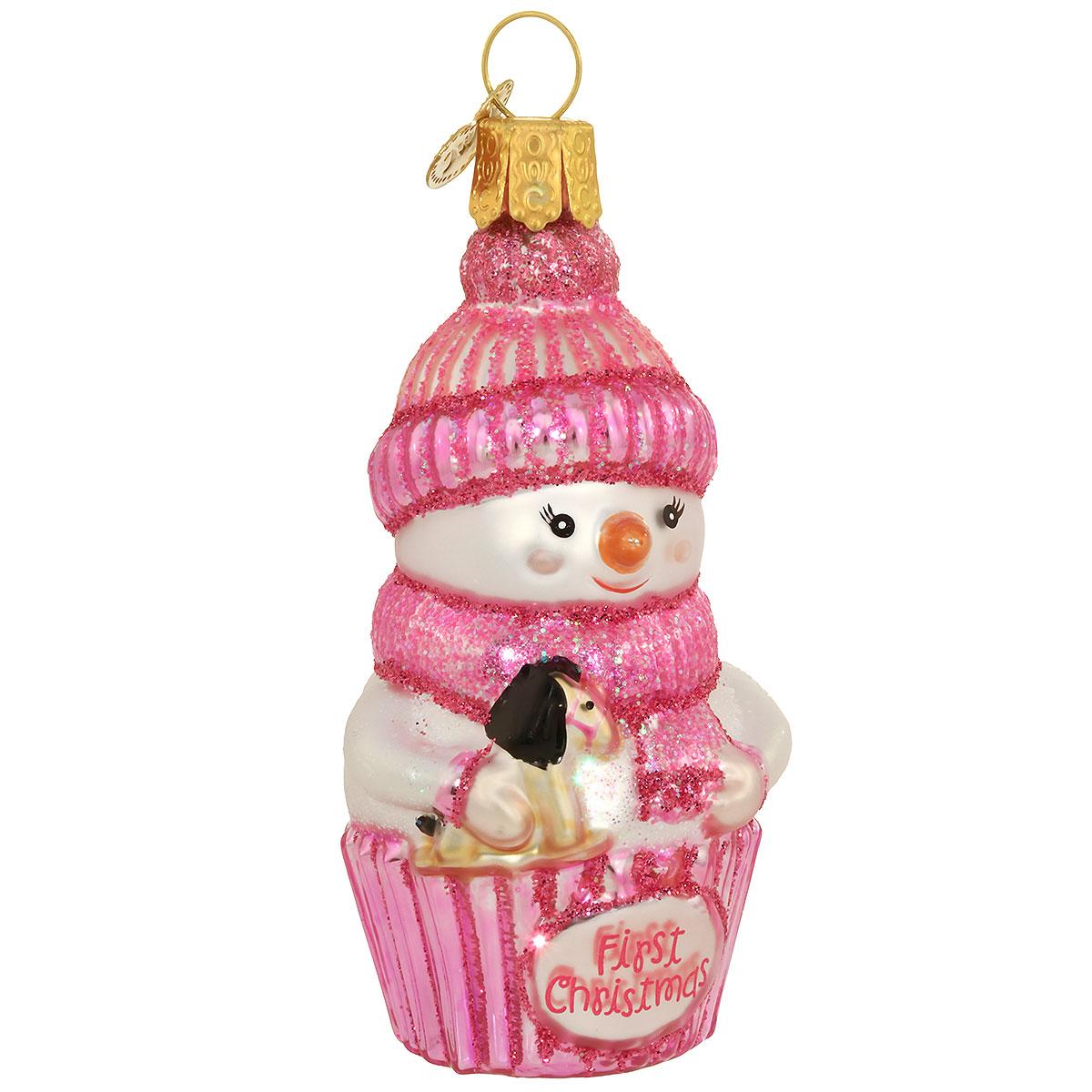 Baby Cupcake Girl First Christmas