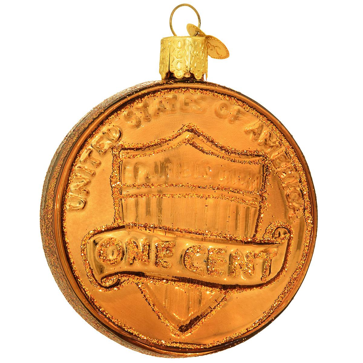 Not-A-Penny-More Glass Ornament