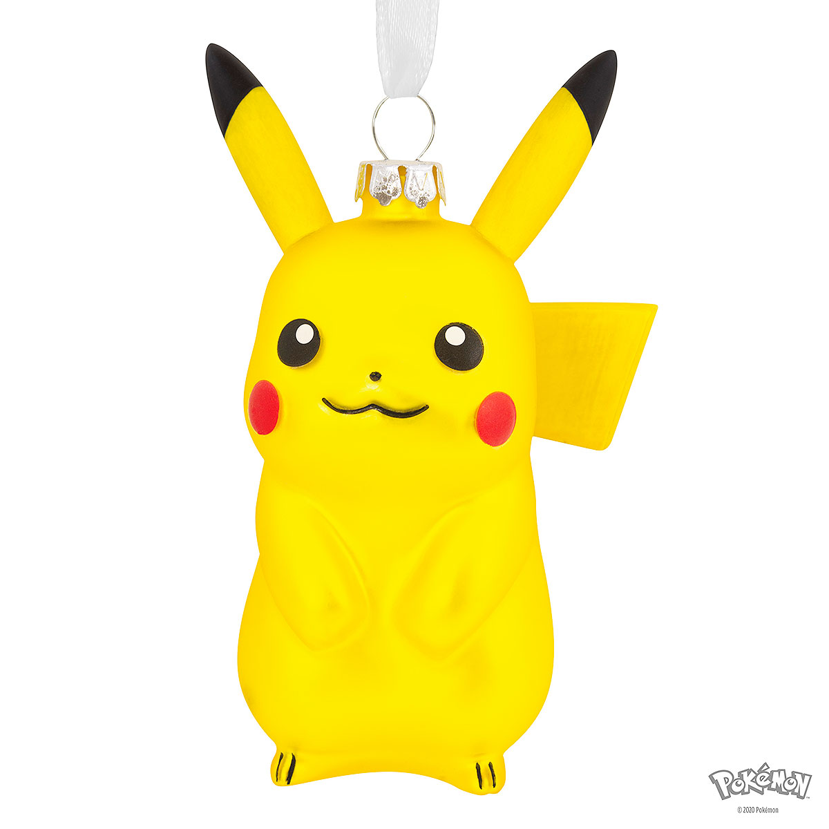 Pokemon Pikachu Glass Ornament