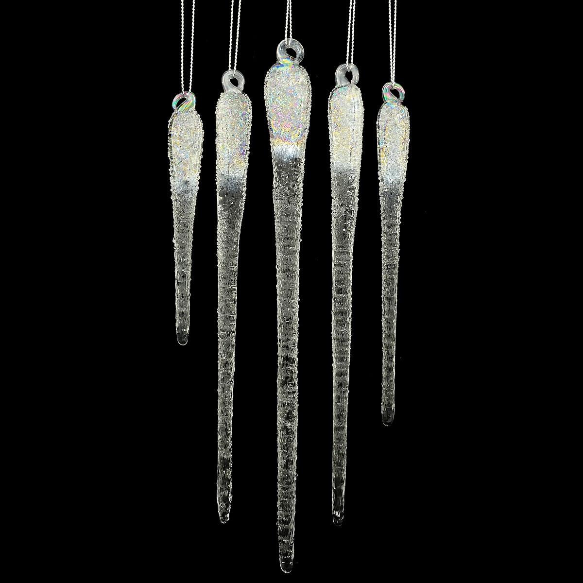 Tears Of Joy Icicle Set Of 5 Glass