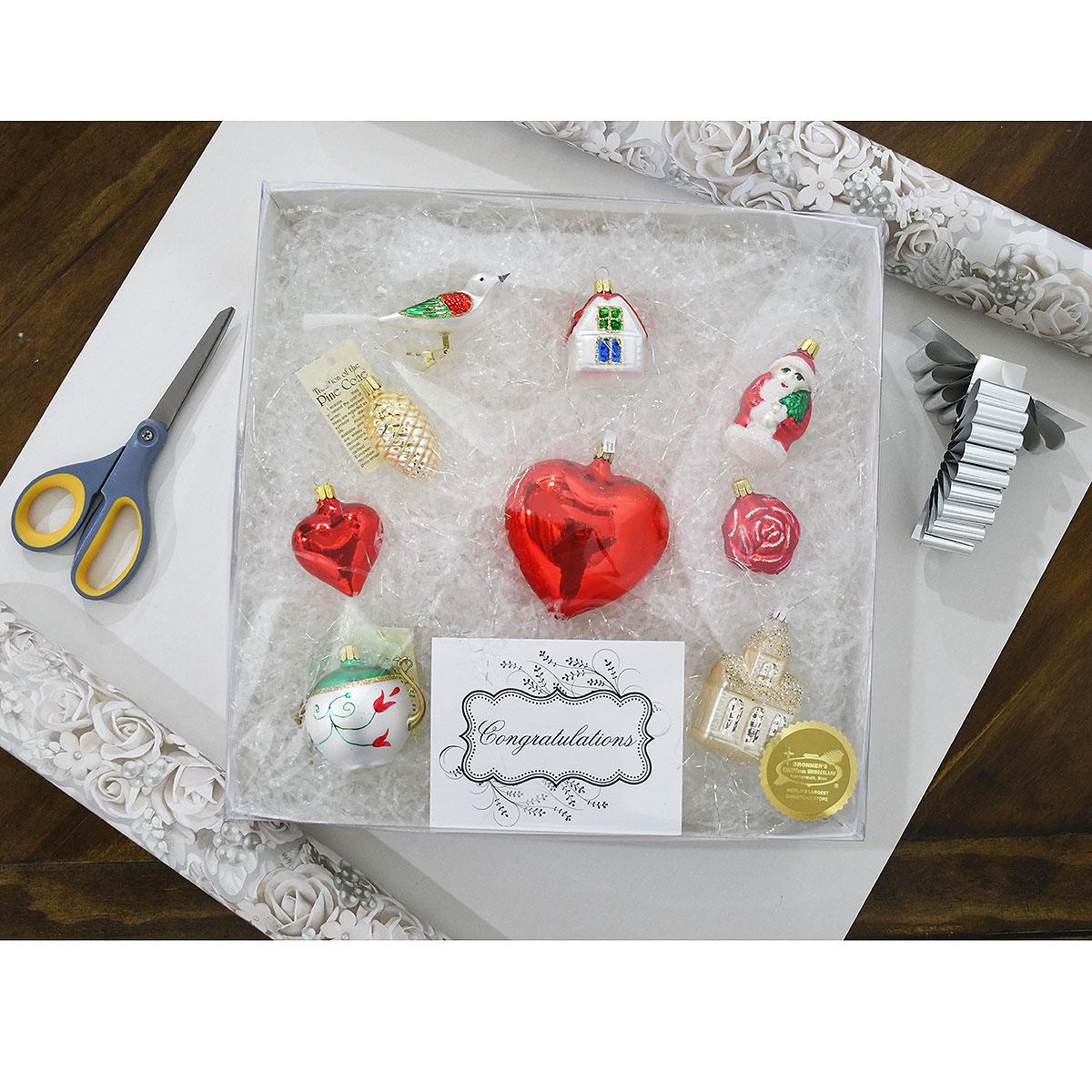 Newlywed Ornament Collection Gift Set