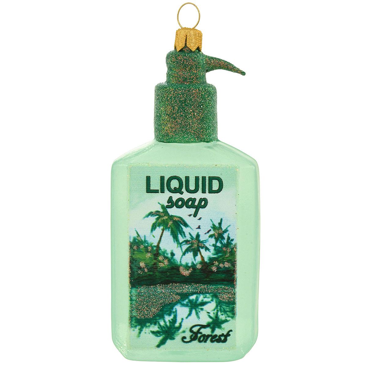 Liquid Soap Forest Glass Ornament