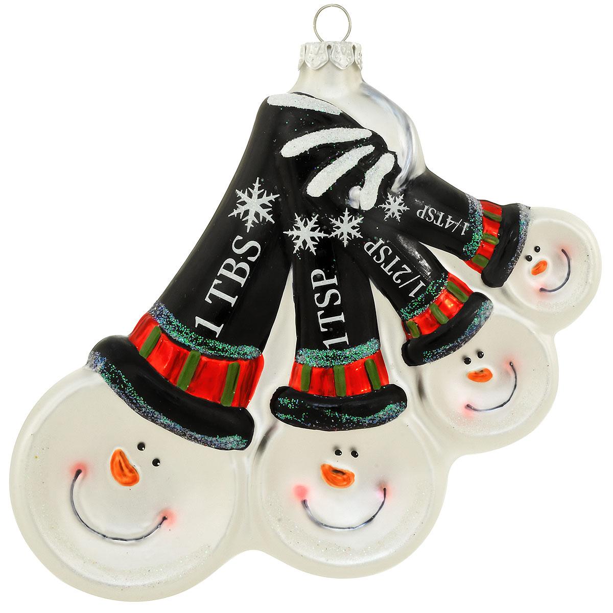 Snowman Measuring Spoons Ornament