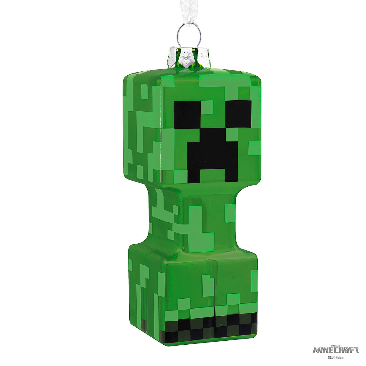 Hallmark Minecraft Sweeper Glass Christmas Ornament