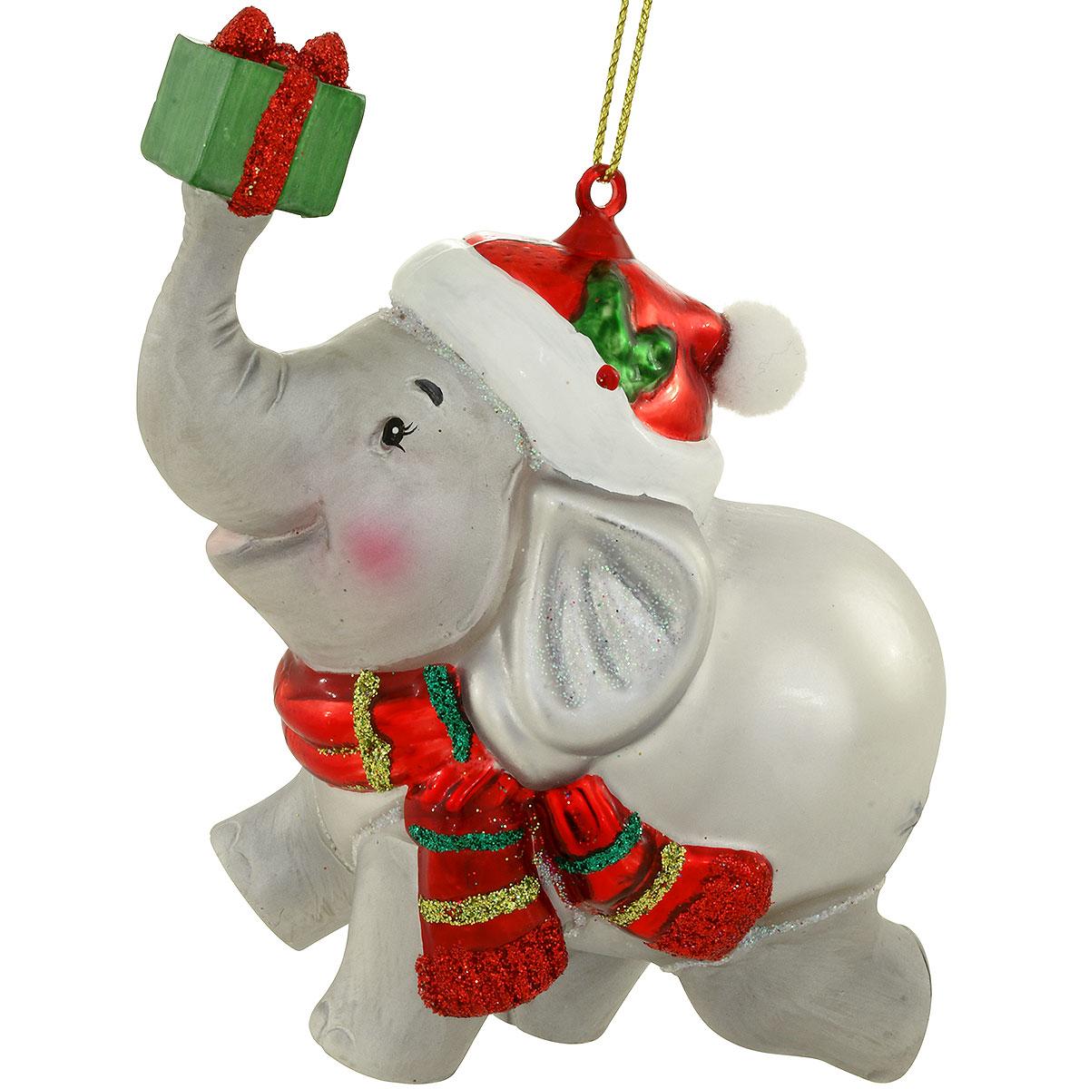 Elephant Bearing Gifts Ornament