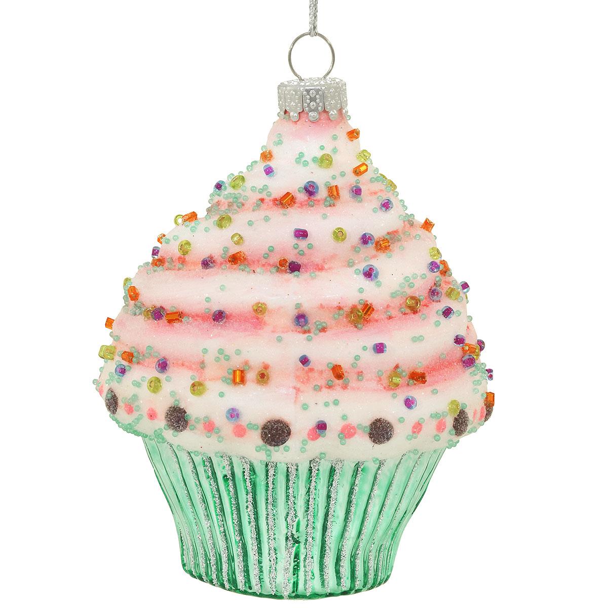 Cupcake With Sprinkles Ornament