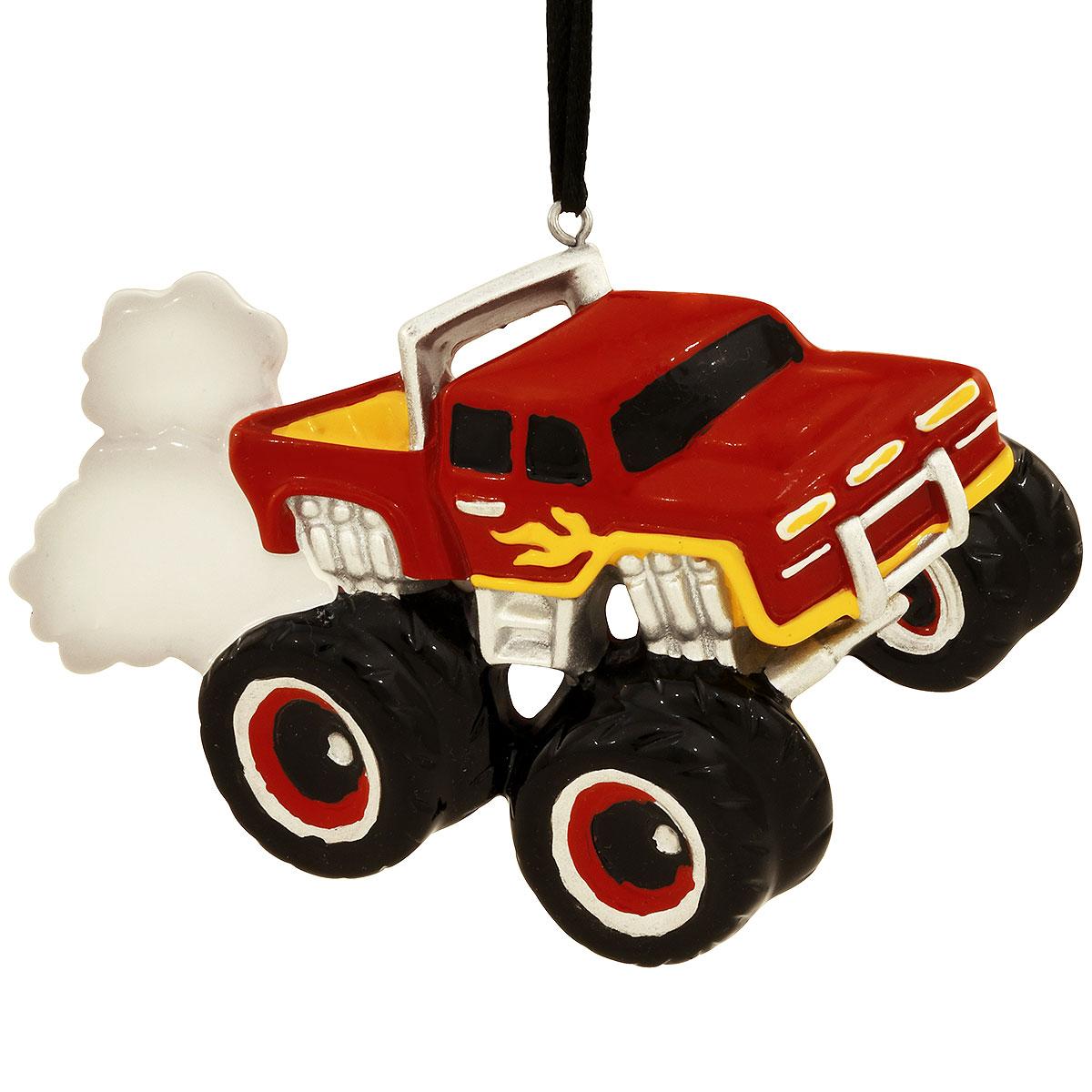 Red Monster Truck Ornament