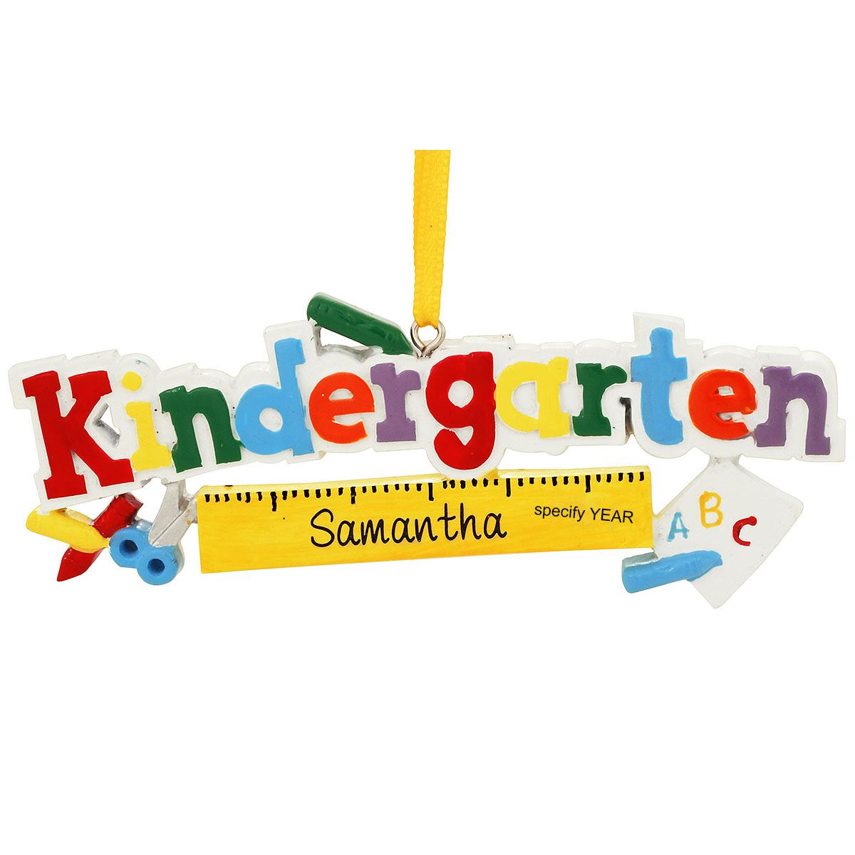 Personalized Kindergarten Ruler