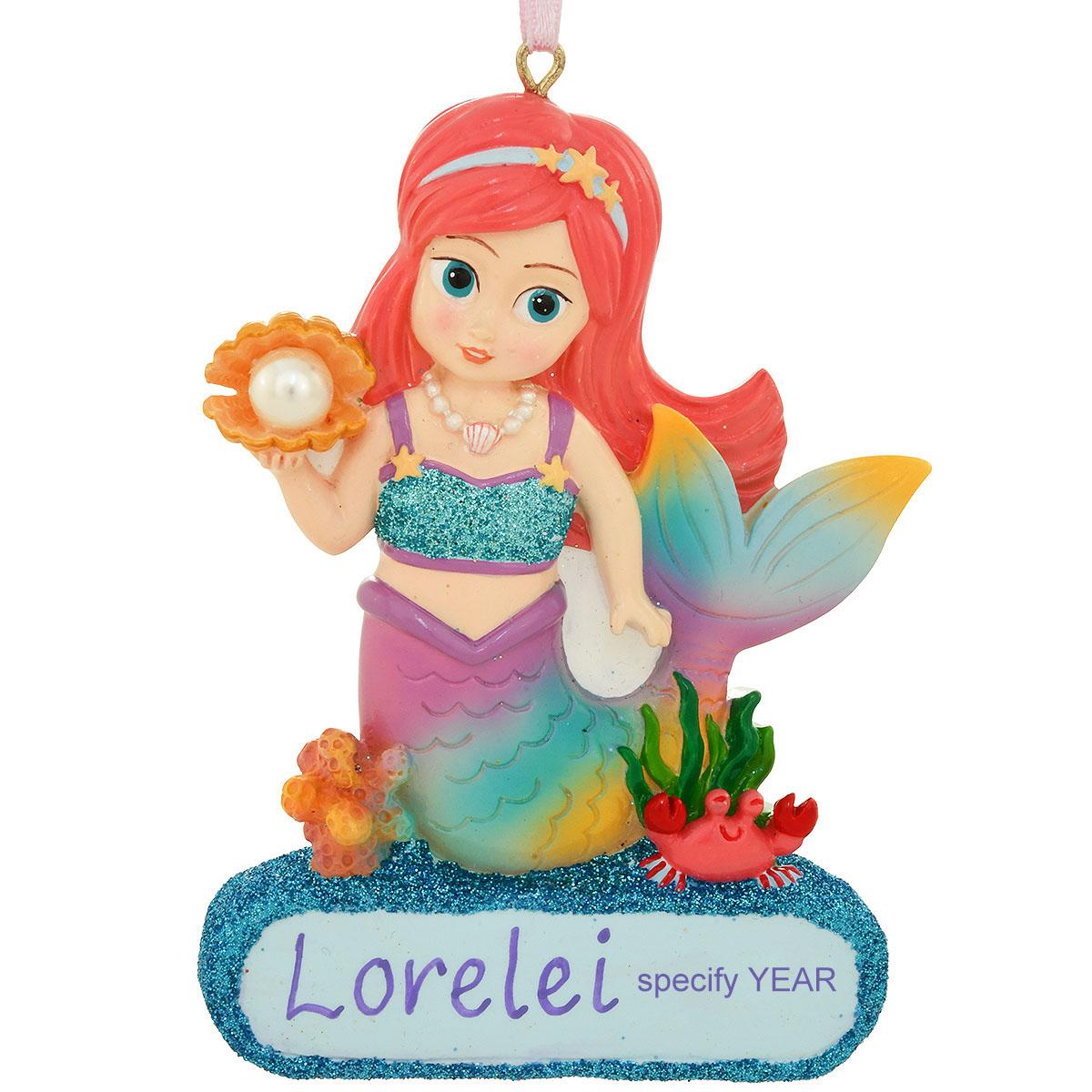 Personalized Mermaid Ornament