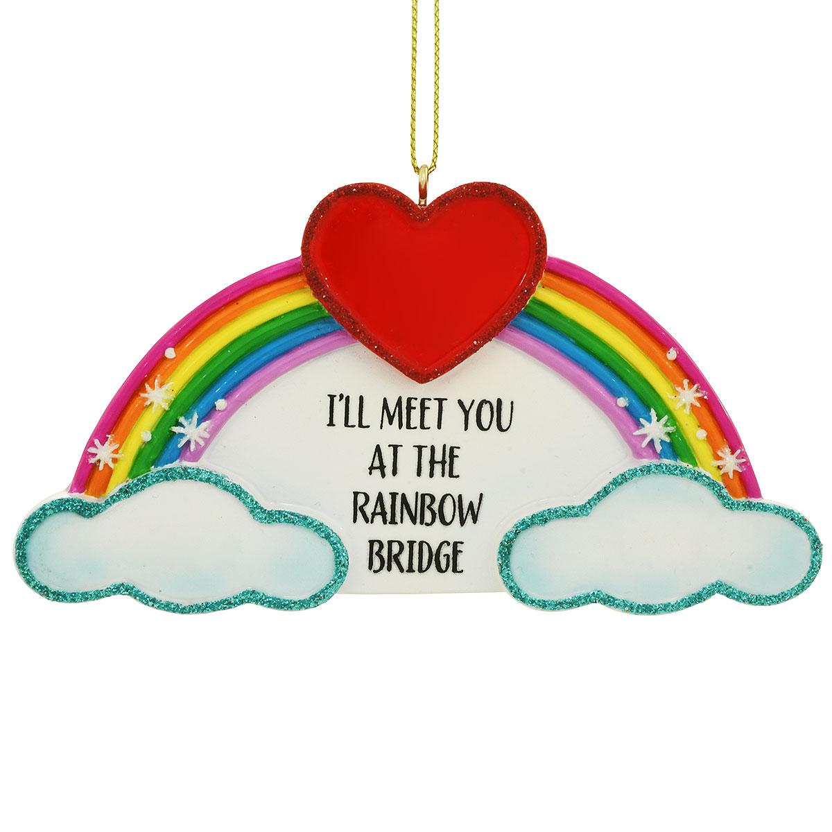 Rainbow Bridge Resin Ornament