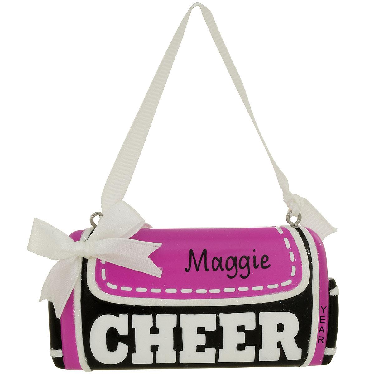 Personalized Cheer Bag Ornament