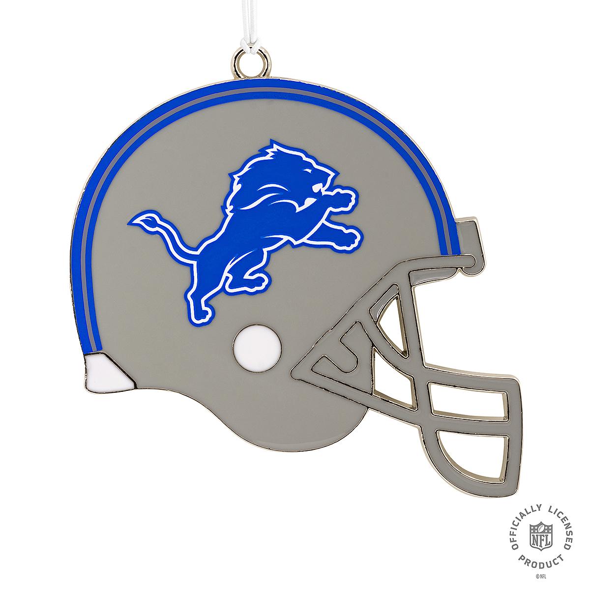 Detroit Lions Helmet Metal Hallmark