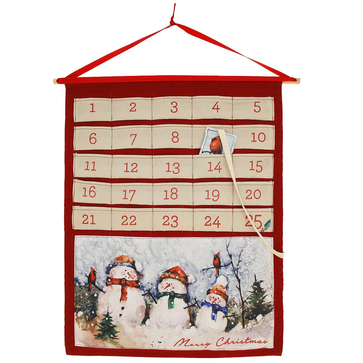 Snowmen Fabric Advent Calendar