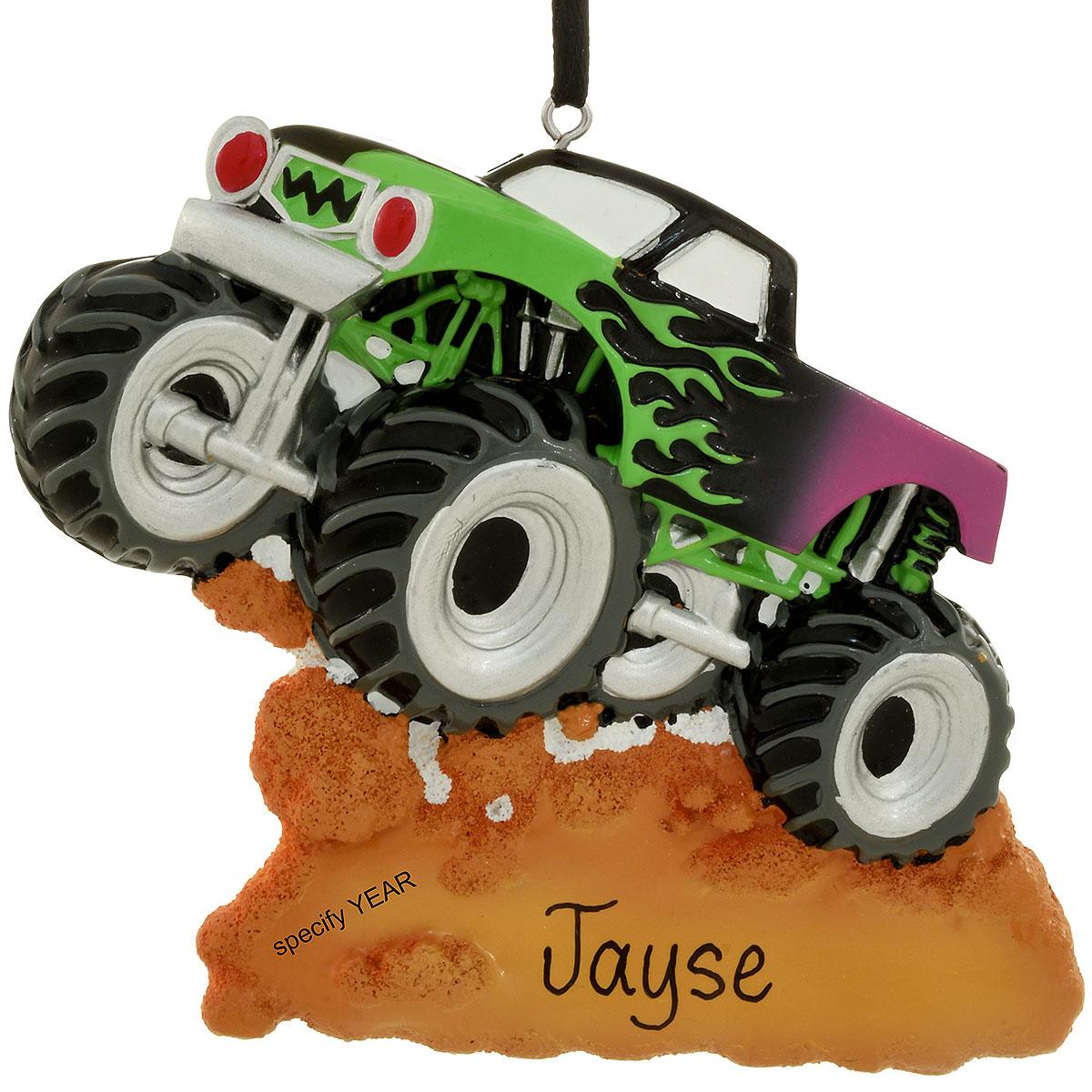 Personalized Monster Truck Ornament