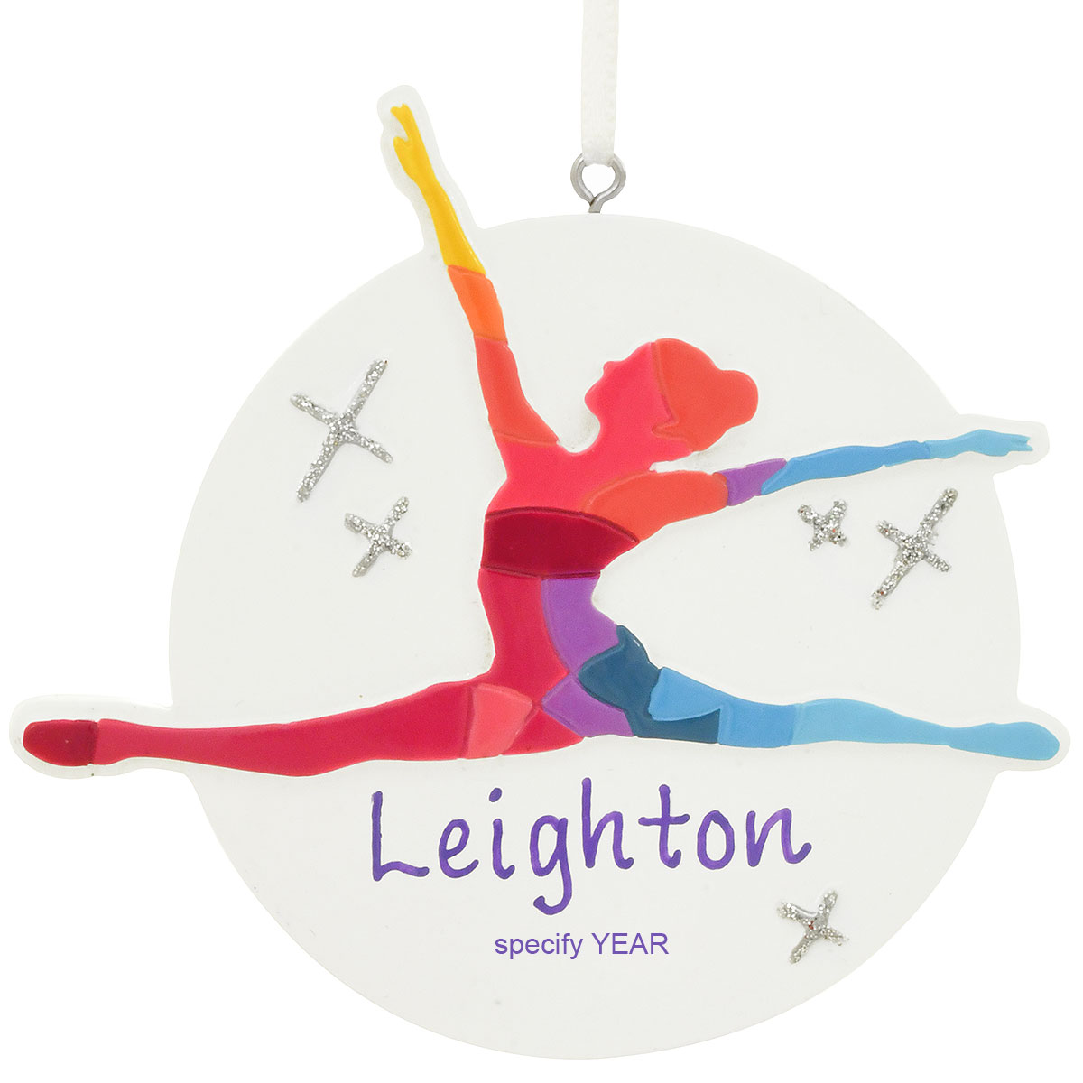 Personalized Gymnastics Ornament