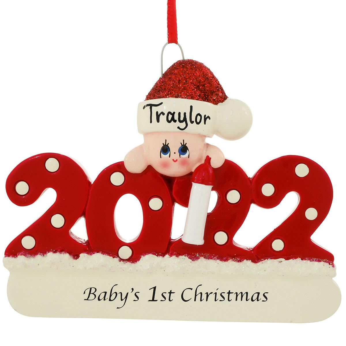 Personalized Baby's 1st Christmas